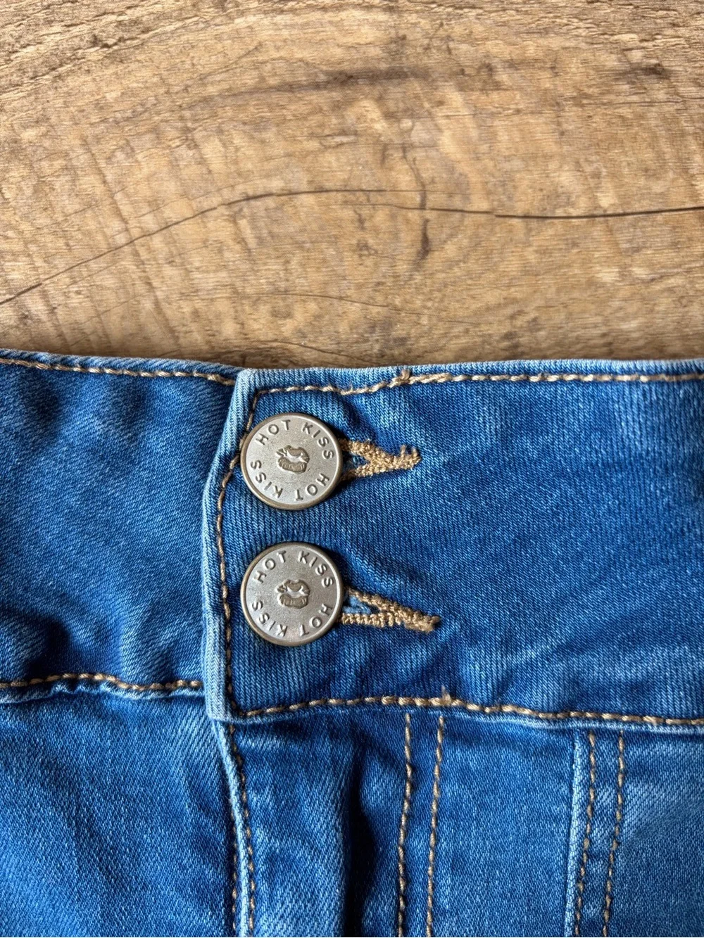 Y2K Early 2000s Hot Kiss Mid Rise Pleated Denim Mini Skirt Flirty